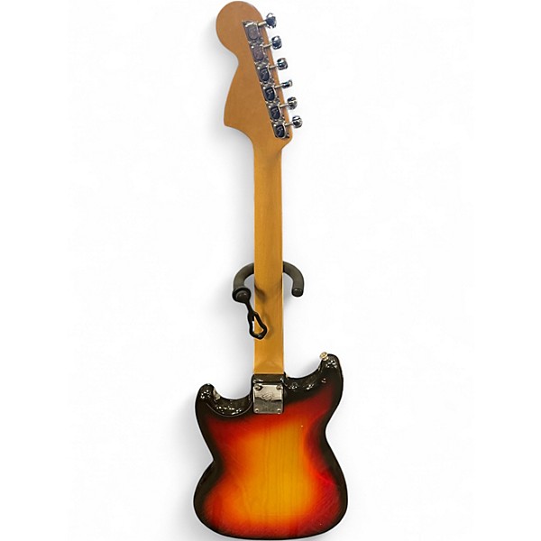 Vintage 1977 Fender Mustang Sunburst Solid Body Electric Guitar