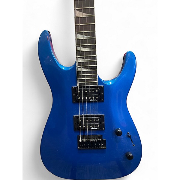 Used Jackson JS22 Dinky Metallic Blue Solid Body Electric Guitar