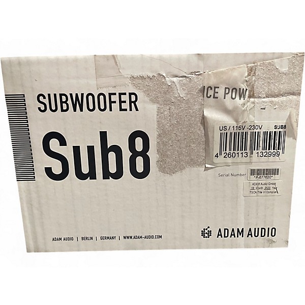 Used ADAM Audio SUB8 Subwoofer