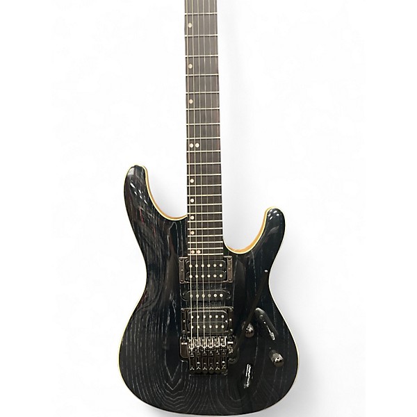 Used Ibanez S570AH Trans Black Solid Body Electric Guitar