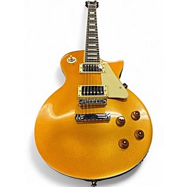 Used Lyx Pro Gold Top Solid Body Electric Guitar