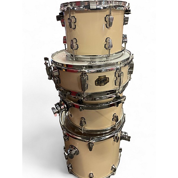 Used Ludwig 5 Piece Element  Cream Drum Kit