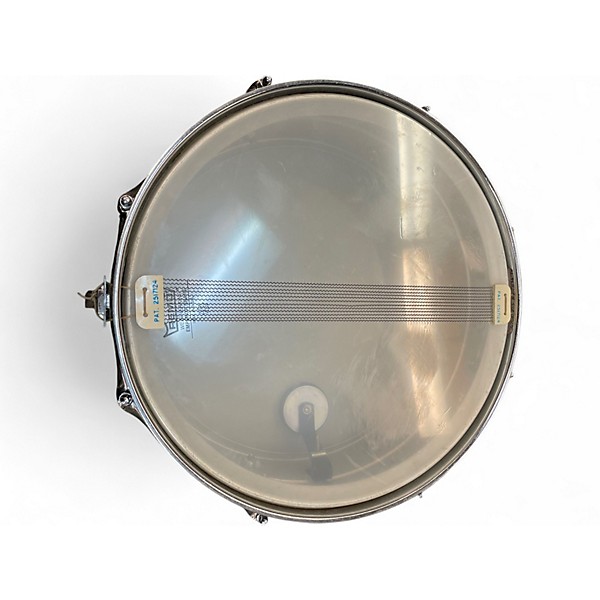 Used Ludwig 5X14 LM404C Acrolite Classic Aluminum Brushed Drum