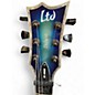 Used ESP LTD EC1000 Deluxe Ocean Blue Burst Solid Body Electric Guitar