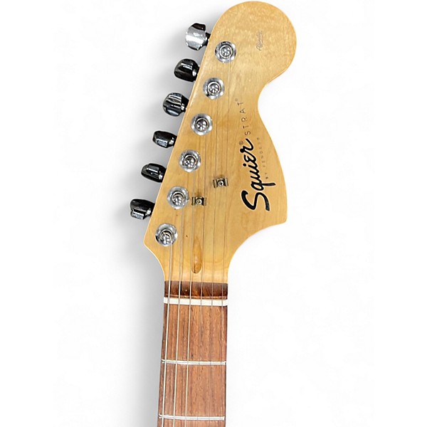 Used Squier Affinity Stratocaster Black Solid Body Electric Guitar