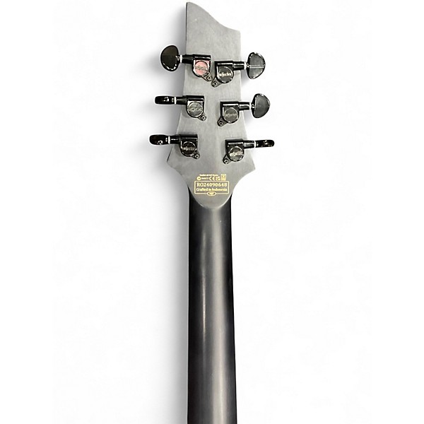 Used Schecter Guitar Research Omen Elite 6 Charcoal Solid Body Electric Guitar