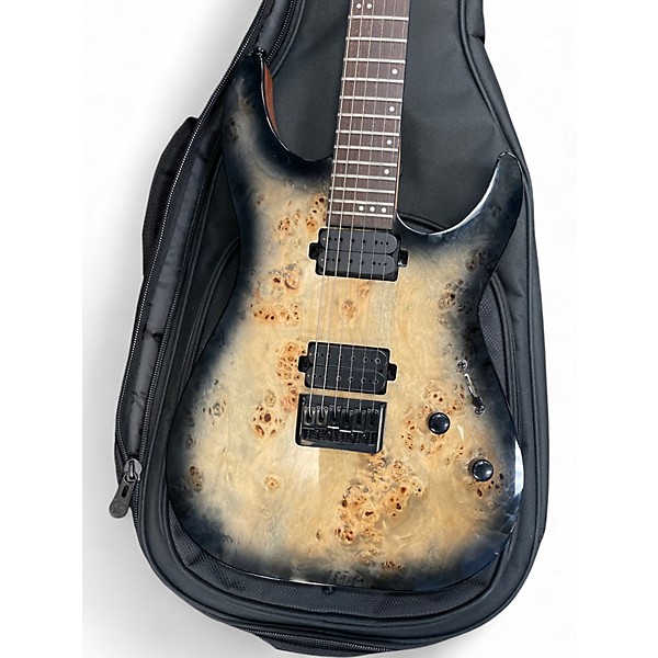 Used Schecter Guitar Research CR6 BLACK BURL Solid Body Electric Guitar