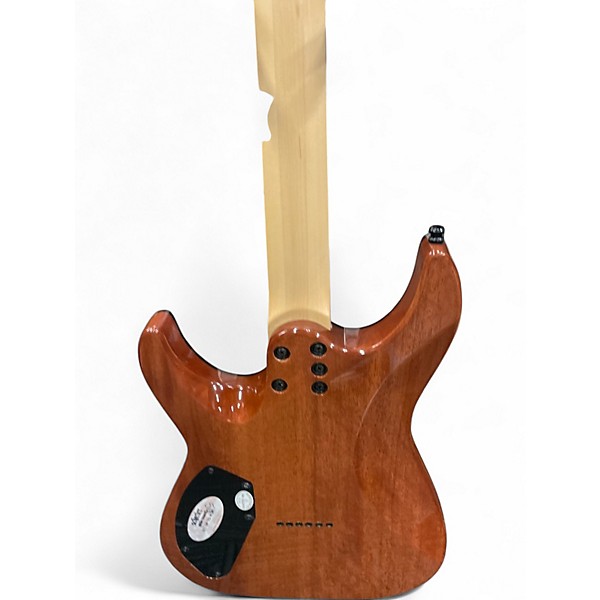 Used Schecter Guitar Research CR6 BLACK BURL Solid Body Electric Guitar