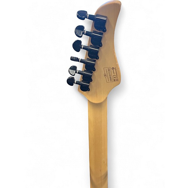 Used Schecter Guitar Research CR6 BLACK BURL Solid Body Electric Guitar