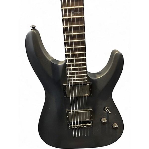 Used Schecter Guitar Research C1 Platinum Black Solid Body Electric Guitar