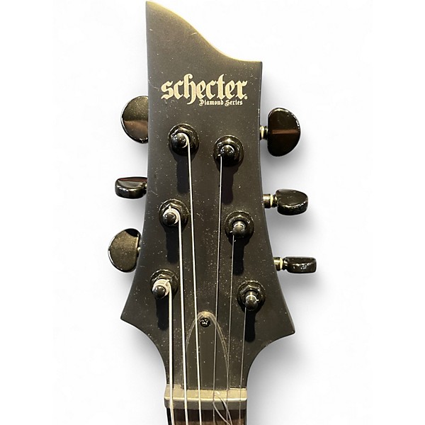 Used Schecter Guitar Research C1 Platinum Black Solid Body Electric Guitar