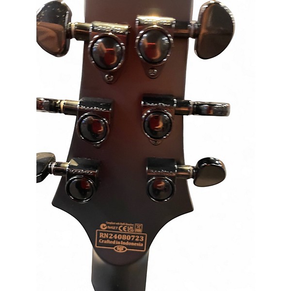 Used Schecter Guitar Research C1 Platinum Black Solid Body Electric Guitar