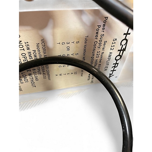 Used Victoria 5512 Tweed 1x2 Tube Guitar Combo Amp