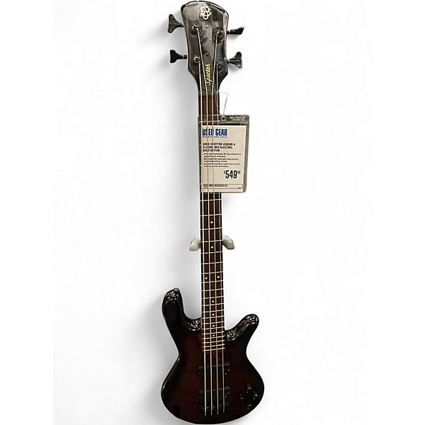 Used Spector Legend 4 Classic Red Electric Bass Guitar