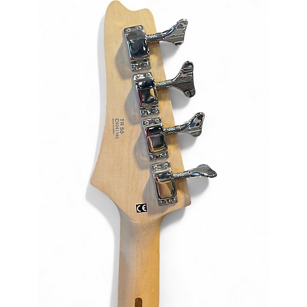 Used Ibanez TR-50 Cream Electric Bass Guitar
