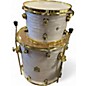 Used SJC Drums 3 Piece PROVIDENCE CALCUTTA WHITE Drum Kit