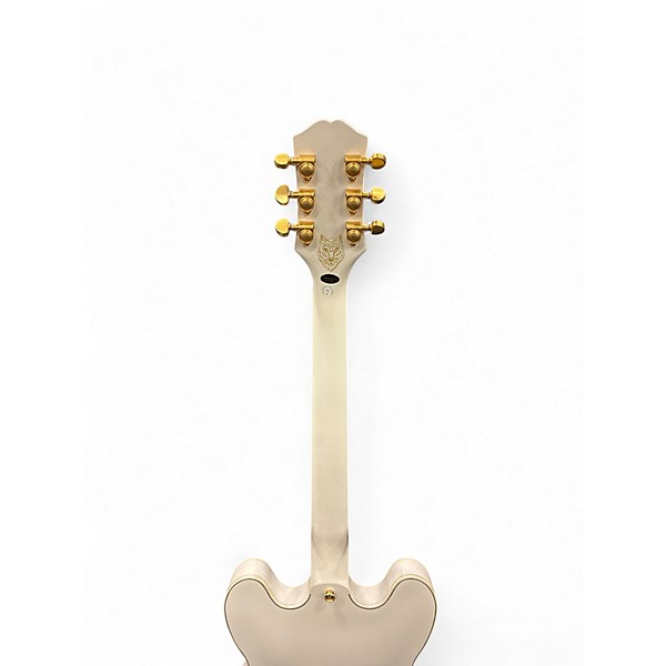 Used Epiphone EMILY WOLFE SHERATON Classic White Hollow Body Electric Guitar