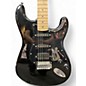 Used Squier SONIC STRATOCASTER Black Solid Body Electric Guitar