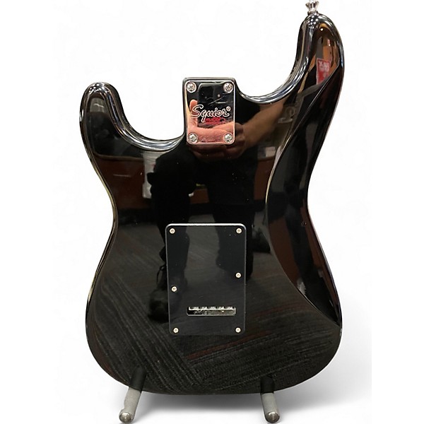 Used Squier SONIC STRATOCASTER Black Solid Body Electric Guitar