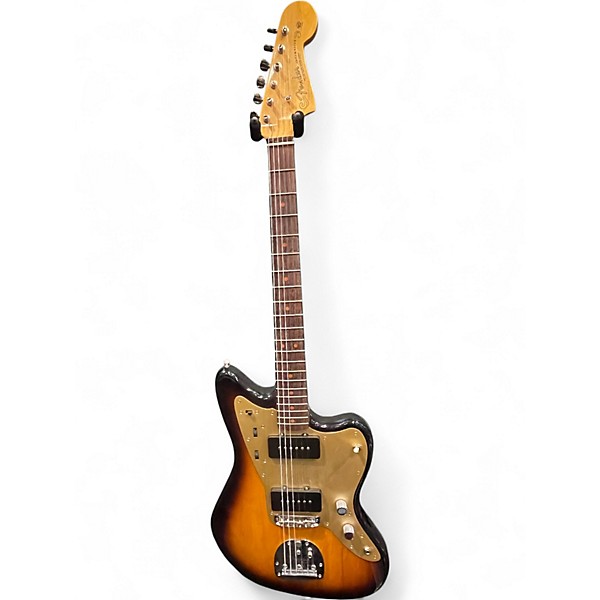 Used Fender Limited Edition USA 60th Anniversary 1958 Jazzmaster 2 Tone Sunburst Solid Body Electric Guitar