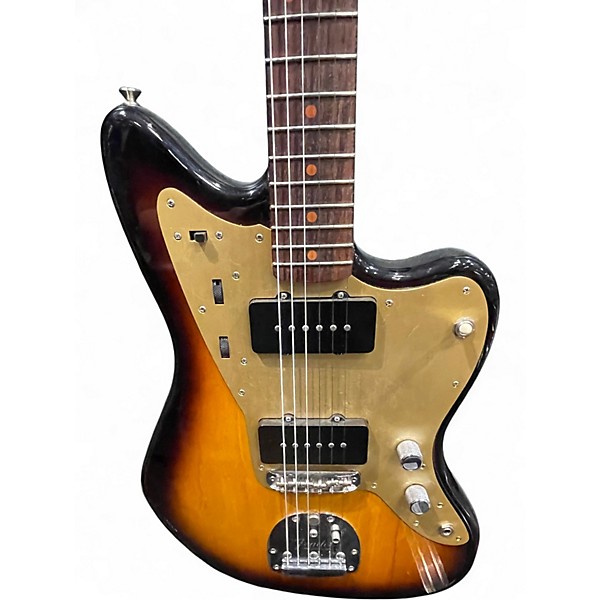 Used Fender Limited Edition USA 60th Anniversary 1958 Jazzmaster 2 Tone Sunburst Solid Body Electric Guitar