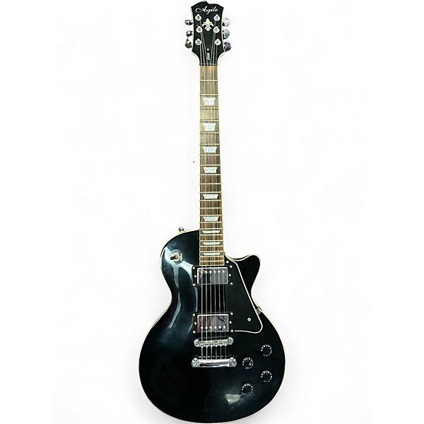 Used Agile 2500 Black Solid Body Electric Guitar