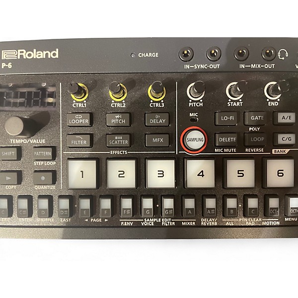Used Roland AIRA P6 Creative Sampler Production Controller