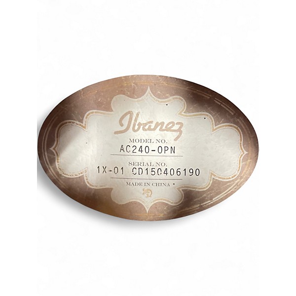 Used Ibanez AC240 Tobacco Acoustic Guitar