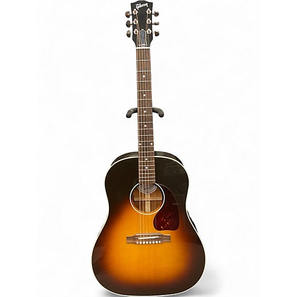 Used 2025 Gibson J45 Standard Vintage Sunburst Acoustic Electric Guitar