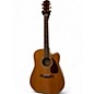 Used Fender DG220SCE Natural Acoustic Electric Guitar thumbnail