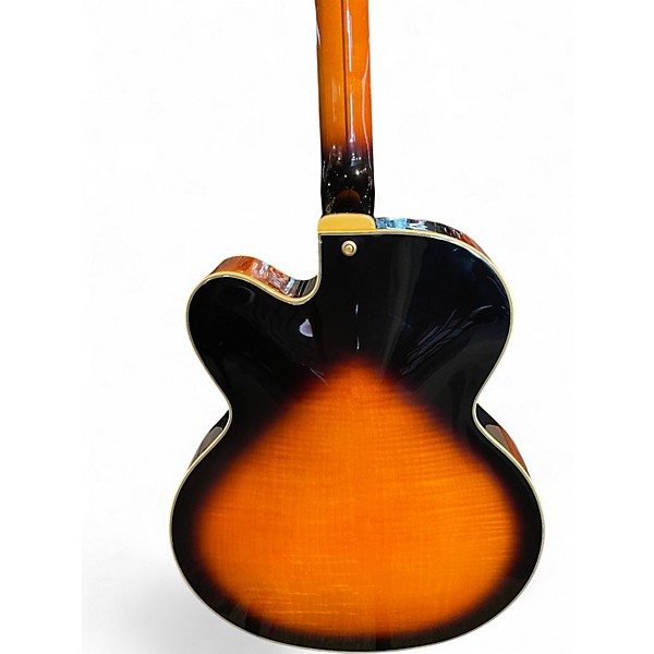 Used D'Angelico EXL-1 Tobacco Burst Hollow Body Electric Guitar