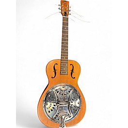 Used Dobro Hound Dog Round Neck Natural Resonator Guitar