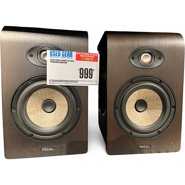 Used Focal Shape 65 Pair Powered Monitor