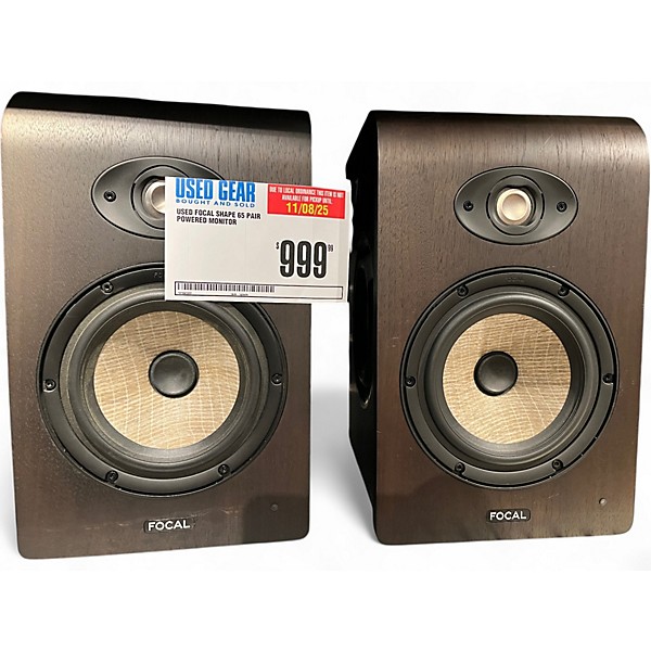 Used Focal Shape 65 Pair Powered Monitor