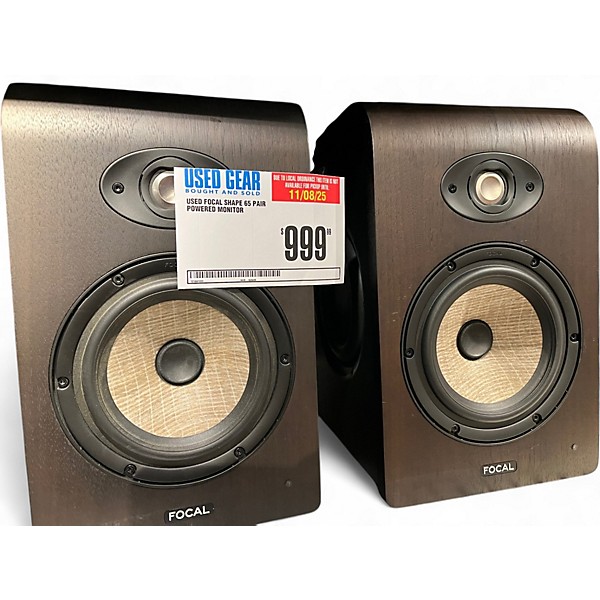 Used Focal Shape 65 Pair Powered Monitor