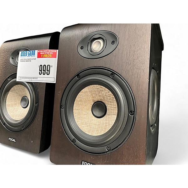 Used Focal Shape 65 Pair Powered Monitor