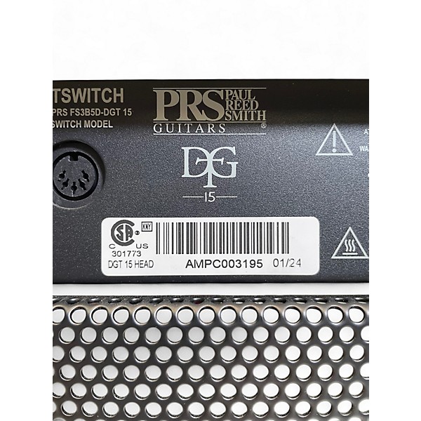 Used PRS dtg 15 Tube Guitar Amp Head