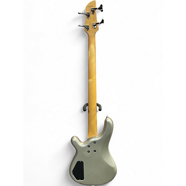 Used Fernandes GRAVITY Silver Electric Bass Guitar