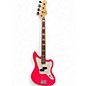 Used Fender Mark Hoppus Signature Jaguar Bass HOT PINK Hot Pink Electric Bass Guitar thumbnail