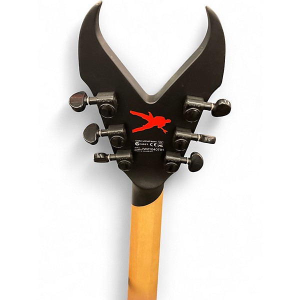 Used Dean Kerry King V Satin Black Solid Body Electric Guitar