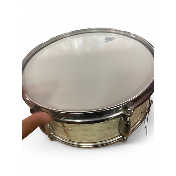 Vintage 1962 Gretsch Drums 14in 4105 snare silver Drum
