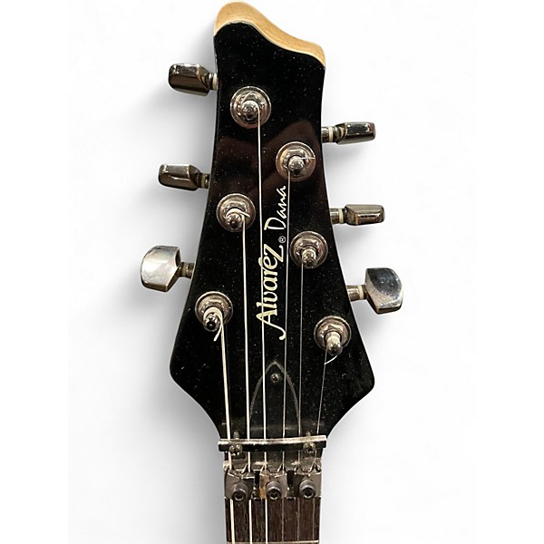 Used Alvarez DANA Black Solid Body Electric Guitar