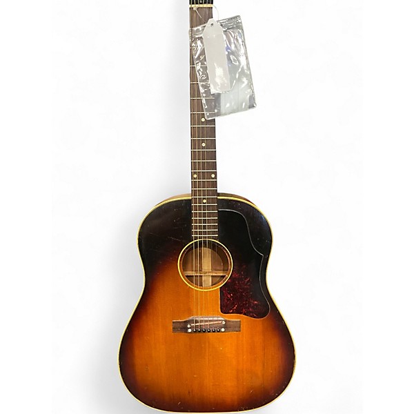 Vintage 1958 Gibson J-45 2 Color Sunburst Acoustic Guitar