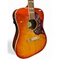 Used Epiphone Hummingbird Pro 2 Tone Sunburst Acoustic Electric Guitar