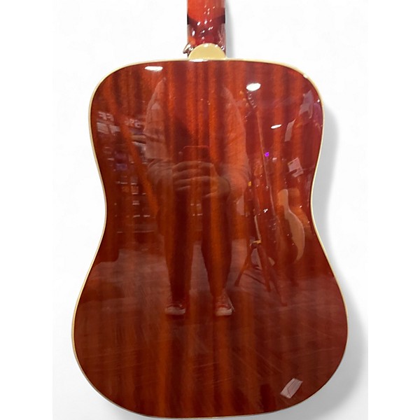 Used Epiphone Hummingbird Pro 2 Tone Sunburst Acoustic Electric Guitar