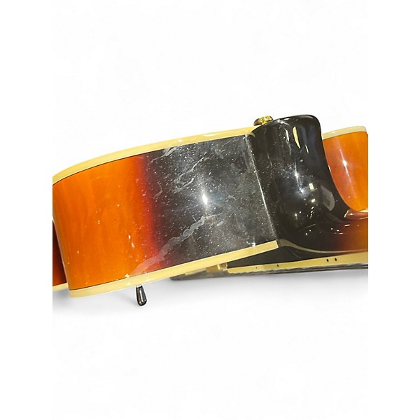 Used Washburn J5 Jazz Venetian Tobacco Sunburst Hollow Body Electric Guitar