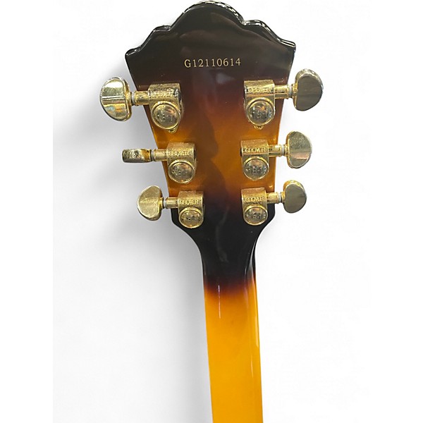 Used Washburn J5 Jazz Venetian Tobacco Sunburst Hollow Body Electric Guitar