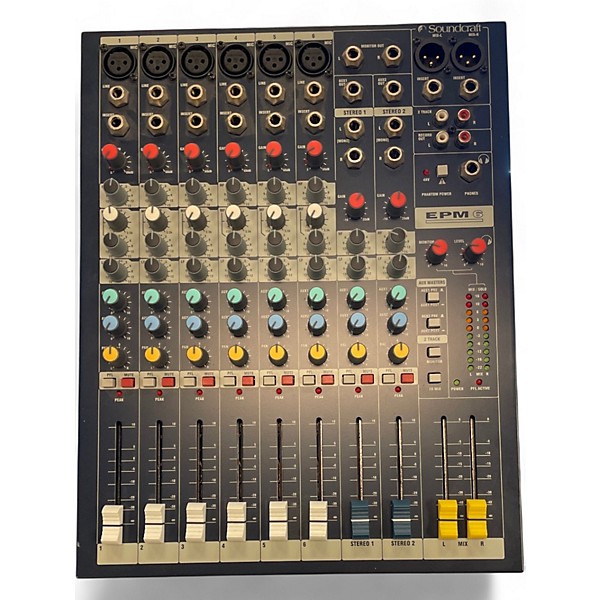 Used Soundcraft EPM6 Line Mixer