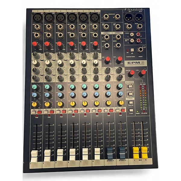 Used Soundcraft EPM6 Line Mixer