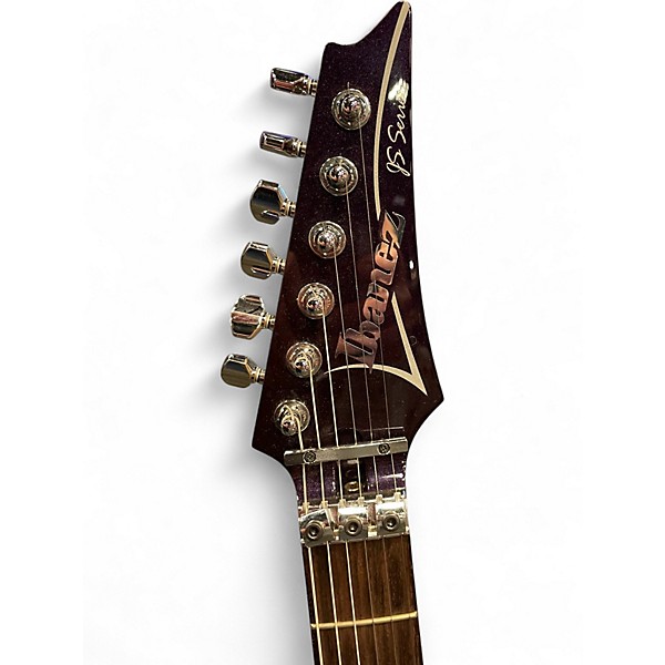 Used Ibanez JS2450MCP Purple Solid Body Electric Guitar